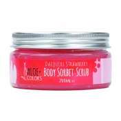 Aloe+ Colors Daiquiri Strawberry Body Sorbet Scrub 200ml