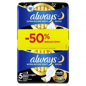 Always Ultra Secure Night Extra 10τμχ -50% Φθηνότερα