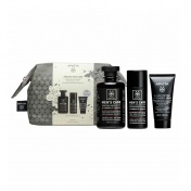 Apivita Promo Pack TREATS FOR HIM Men's Care Κρέμα Προσώπου-Ματιών 50ml, Σαμπουάν-Αφρόλουτρο 250ml & Μαύρο Gel Καθαρισμού 50ml