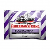 Fisherman's Friend Blackcurrant Καραμέλες με Γεύση Φραγκοστάφυλο Χωρίς Ζάχαρη 25g
