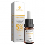 KannaBio Active Drops 5% CBD 500mg Lemon 10ml