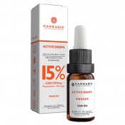 KannaBio Active Drops 15% CBD 1500mg Orange 10ml