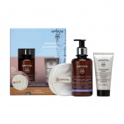 Apivita Promo Pack Cleansing Foam Face & Eyes 200ml & ΔΩΡΟ Cleansing Milk 3 in 1 Face & Eyes 50ml & Cotton Pads 2τμχ
