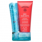 Apivita Promo Pack Bee Sun Safe Hydra Fresh Face & Body Milk SPF50 200ml & ΔΩΡΟ Αδιάβροχο Τσαντάκι για Μαγιό