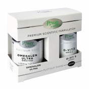 Power Health Platinum Range Omegalen Ultra 30caps & ΔΩΡΟ Vitamin D3 2000iu 20caps - Promo Pack 1+1