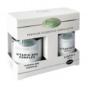 Power Health Platinum Range Vitamin B50 Complex 30caps & ΔΩΡΟ Vitamin C 1000mg 20tabs - Promo Pack 1+1