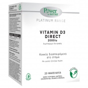 Power Health Platinum Range Vitamin D3 Direct 2000i.u. 20sticks