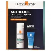 La Roche Posay Promo Pack Anthelios Anthelios Oil Correct SPF50 50ml & ΔΩΡΟ Effaclar Gel 50ml