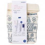Korres Promo Pack Γιαούρτι Αντηλιακή Κρέμα Προσώπου SPF50 40ml με ΔΩΡΟ Κρέμα-Gel για Ενυδάτωση με Προβιοτικά 20ml & Κρέμα Καθαρισμού Προσώπου 20ml