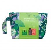 Apivita Promo Pack Bee Radiant Kρέμα Πλούσιας Υφής 50ml με ΔΩΡΟ Αφρό Καθαρισμού 75ml & Ενυδατική Κρέμα-Gel SPF50 2ml σε Νεσεσέρ