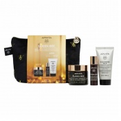 Apivita Promo Pack Queen Bee Kρέμα Ελαφριάς Υφής 50ml με ΔΩΡΟ Serum 10ml & Cleansing Milk 3in1 50ml σε Βελούδινο Νεσεσέρ