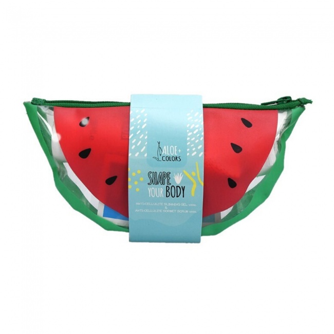 Aloe+ Colors Shape Your Body Gift Bag Anti-Cellulite Sliming Gel 100ml & Anti-Cellulite Sliminig Scrub 100ml