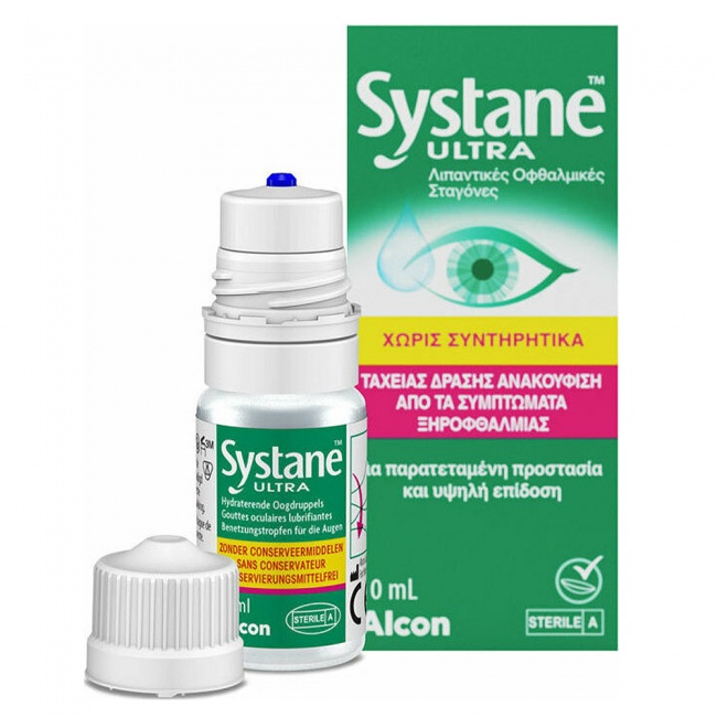 Alcon Systane Ultra Χωρίς Συντηρητικά Eye Drops 10ml