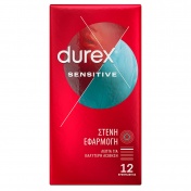 Durex Sensitive Στενή Εφαρμογή 12τεμ