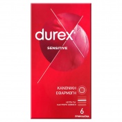 Durex Sensitive Κανονική Εφαρμογή 6τεμ