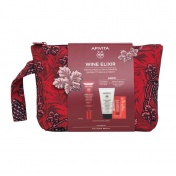 Apivita Promo Pack Wine Elixir Αντιρυτιδική Κρέμα Ημέρας SPF30 40ml με ΔΩΡΟ Cleansing Milk 3in1 50ml & Κρέμα Κατά των Πανάδων & Ρυτίδων SPF50 2ml σε Νεσεσέρ