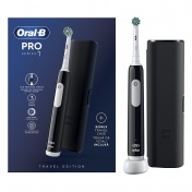 Oral B PRO 1 Black with Travel Case