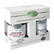 Power Health Platinum Range Hairtone Nails & Skin Premium 30caps & Vitamin C 1000mg 20tabs - Promo Pack 1+1