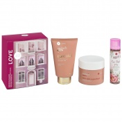 Panthenol Extra Promo Pack LOVE με Bare Skin Superfood Body Mousse 230ml, 3in1 Cleanser 200ml & Mist Rose Powder Kiss 100ml