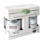 Power Health Platinum Range Hairtone Men Max 30caps & Vitamin C 1000mg 20tabs PROMO PACK 1+1
