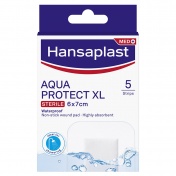 Hansaplast Aqua Protect XL Αδιάβροχα Επιθέματα 6x7cm 5τμχ