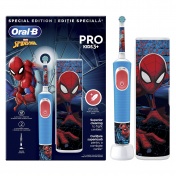 Oral B Pro Kids 3+ Spiderman with Travel Case