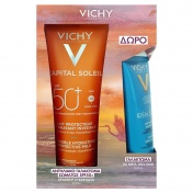 Vichy Summer Box Capital Soleil Invisible Hydrating Protective Milk SPF50+ 300ml & ΔΩΡΟ Soothing After-Sun Milk 100ml