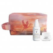 Vichy Summer Pouch Capital Soleil UV-Age Daily Tinted SPF50+ 40ml & ΔΩΡΟ Mineral 89 Cream Βοοster 15ml & Συλλεκτικό Τσαντάκι