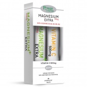 Power Health Promo Pack Magnesium 375mg 20eff.tabs & ΔΩΡΟ Vitamin C 500mg 20eff.tabs