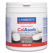 Lamberts CalAsorb Calcium 800mg 180tabs