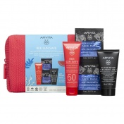 Apivita Promo Pack Bee Sun Safe Anti-Spot & Anti-Age SPF50 50ml με ΔΩΡΟ Black Detox Gel Kαθαρισμού 50ml & Express Beauty Face Mask Sea Lavender 2x8ml