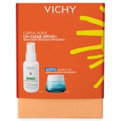 Vichy Promo Pack Capital Soleil UV-Clear Water Fluid Anti-Imperfectiones SPF50+ 40ml & ΔΩΡΟ Mineral 89 Creme Booster 15ml