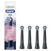 Oral B iO Ανταλλακτικά Gentle Care Black 4τεμ