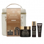 Apivita Promo Pack Queen Bee Kρέμα Απόλυτης Αντιγήρανσης & Αναγέννησης Πλούσιας Υφής 50ml με ΔΩΡΟ Serum 10ml & Eye Cream 5ml