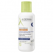 A-Derma  Exomega Control Creme Nuit Emolliente Reparatrice 400ml
