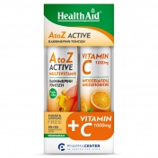 Health Aid Promo Pack A to Z Active 20eff.tabs + Vitamin C 1000mg Πορτοκάλι 20eff.tabs