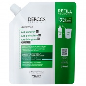 Vichy Dercos Shampoo Antipelliculaire Gras Refill Recharge 390ml