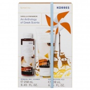 Korres Promo Pack Βανίλια Κανέλα Αφρόλουτρο 250ml & Γαλάκτωμα Σώματος 200ml