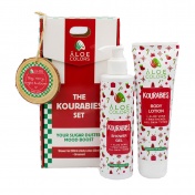 Aloe+ Colors The Kourabies Set με Αφρόλουτρο Σώματος 200ml, Γαλάκτωμα Σώματος 120ml & Δώρο Χριστουγεννιάτικο Στολίδι